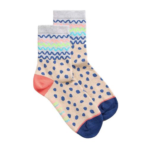 White Stuff Squiggle Ankle Sock